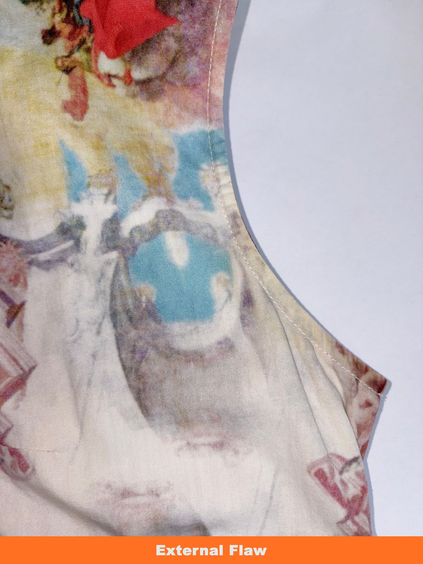 Cotton Poplin Baroque Print Shift Dress | Sz FR34 ~ XSmall