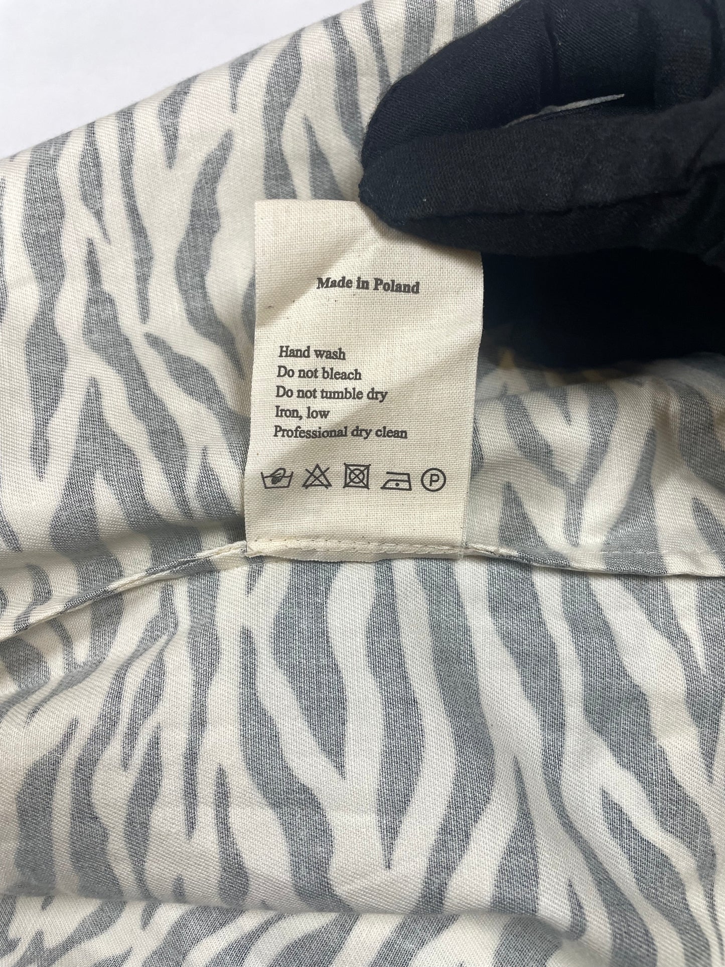 *RUNWAY* F/W 2020 Animal Zebra Print Shirt | FR36 UK8 US4 Small