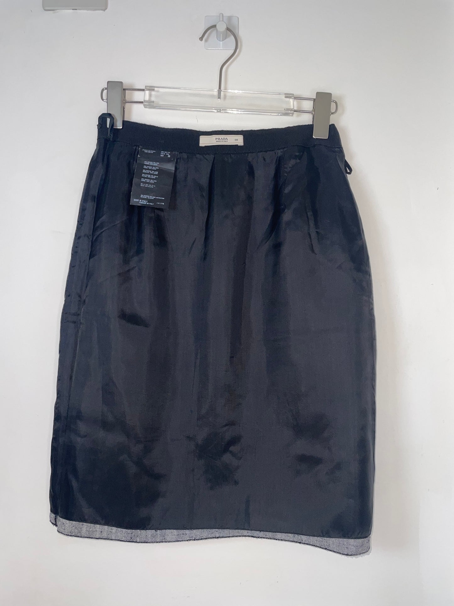 Grey Tweed Wrap Skirt | Size IT 38 ~ Small