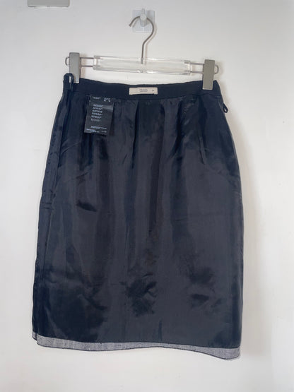 Grey Tweed Wrap Skirt | Size IT 38 ~ Small
