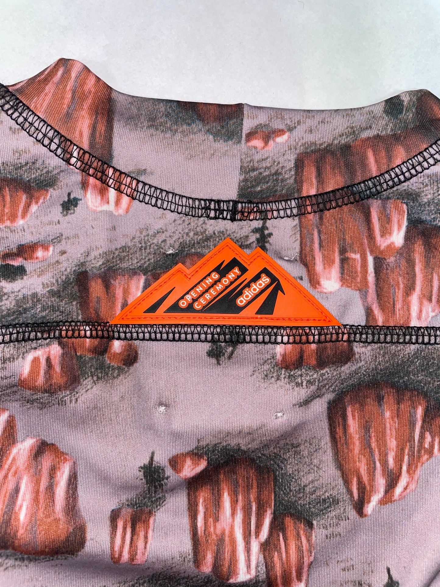 Grey Abstract Rock Print Sport A line Dress | Sz XS
