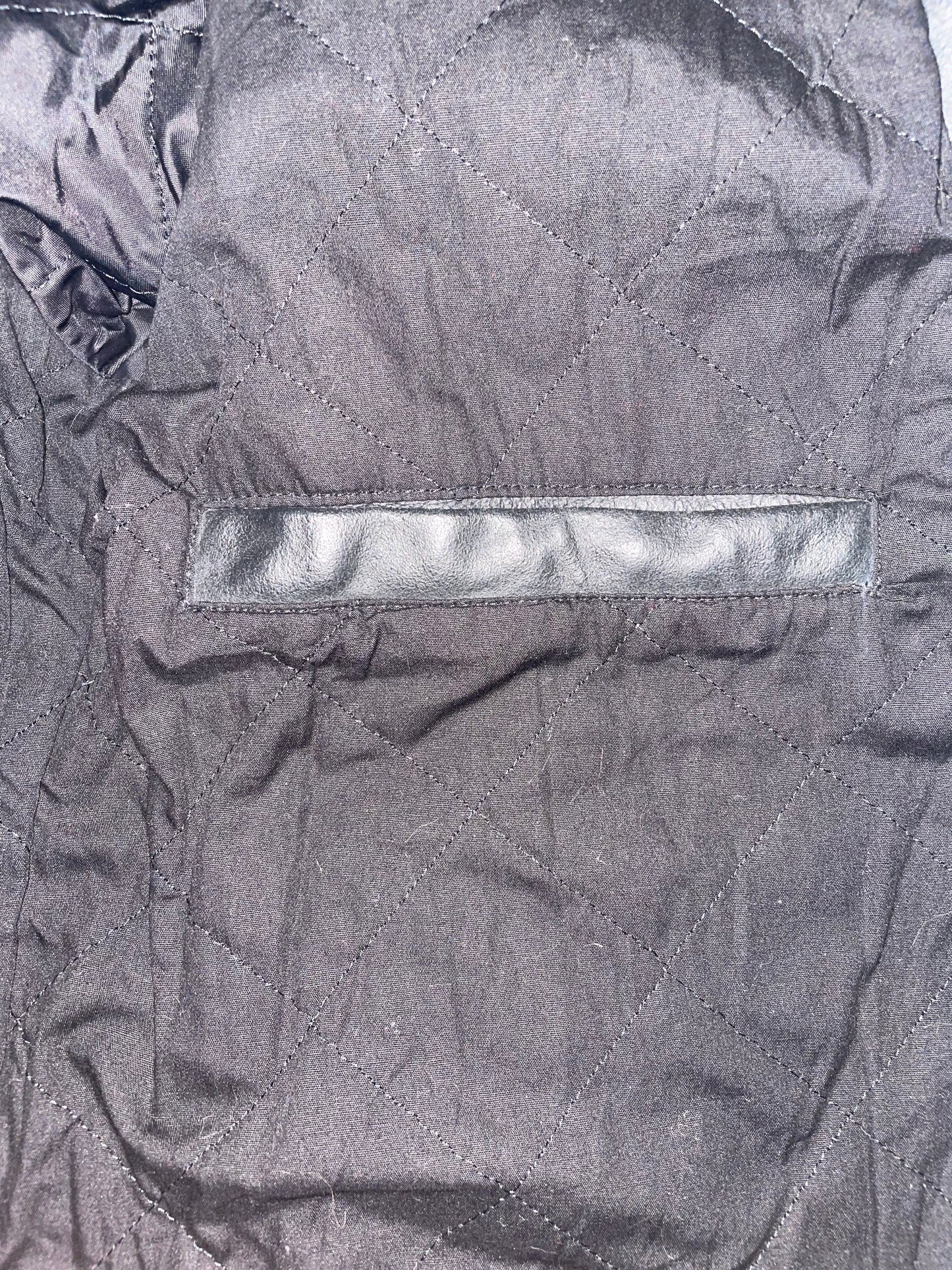 Racer Graphic Vintage Leather Jacket | Sz 46 ~ Small-Medium