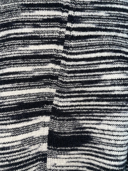 Cardigan w/ Jacket Lapel & Abstract Pattern | IT 40 ~ Small