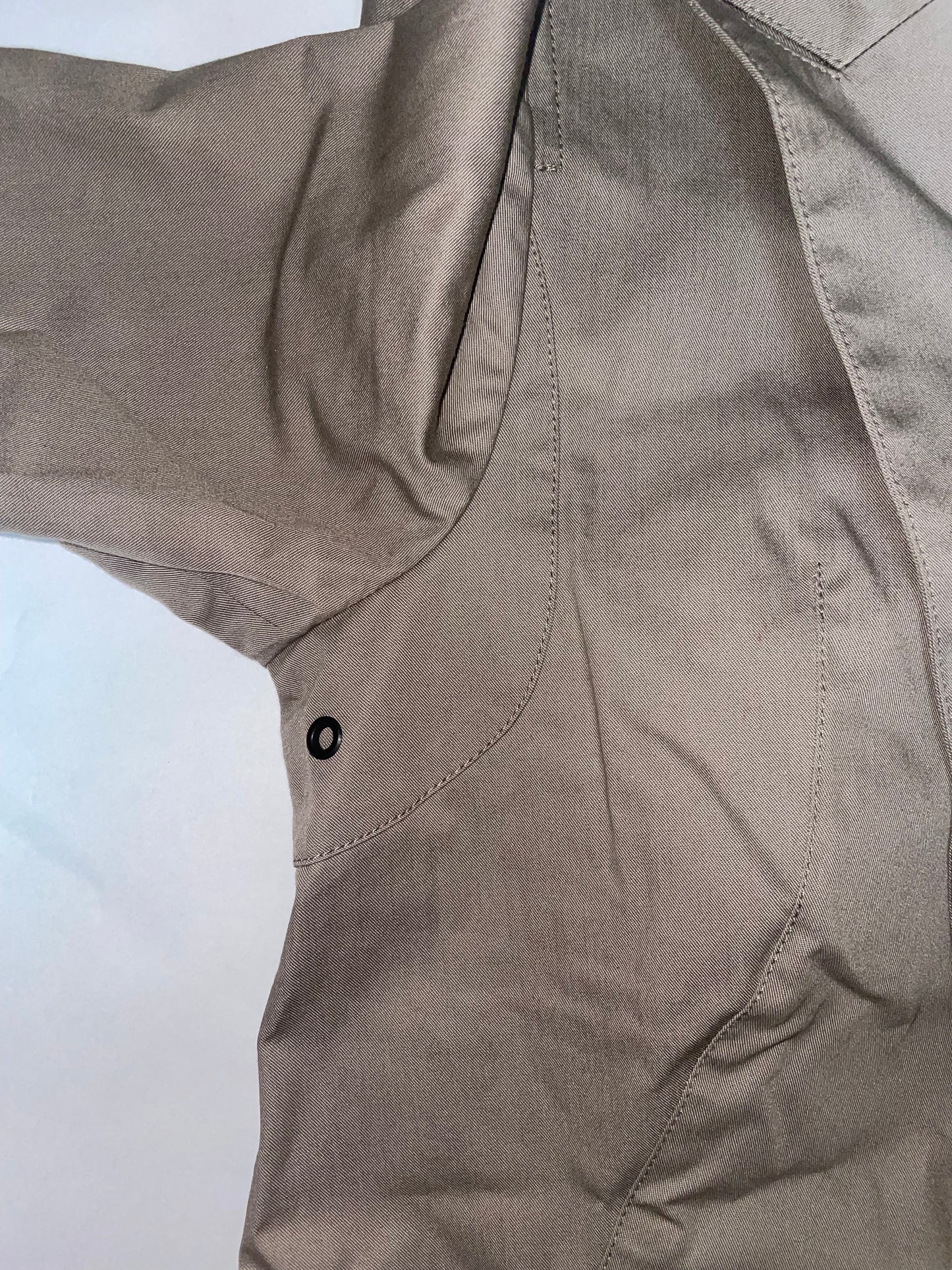 Taupe Grey Cotton Blazer Fitted Jacket | Sz IT38