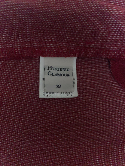 Red Maxi Corduroy Skirt | Size 27 ~ Small