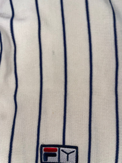 Off white & blue striped Polo long sleeve dress | Sz FR38