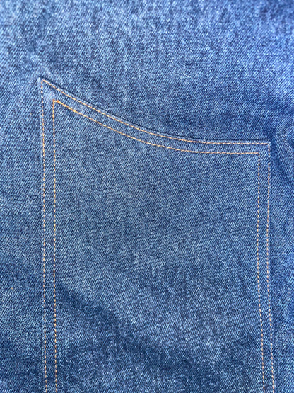 Denim Brown Corduroy Studded Mid-Rise Straight-Leg Jeans | Sz 30