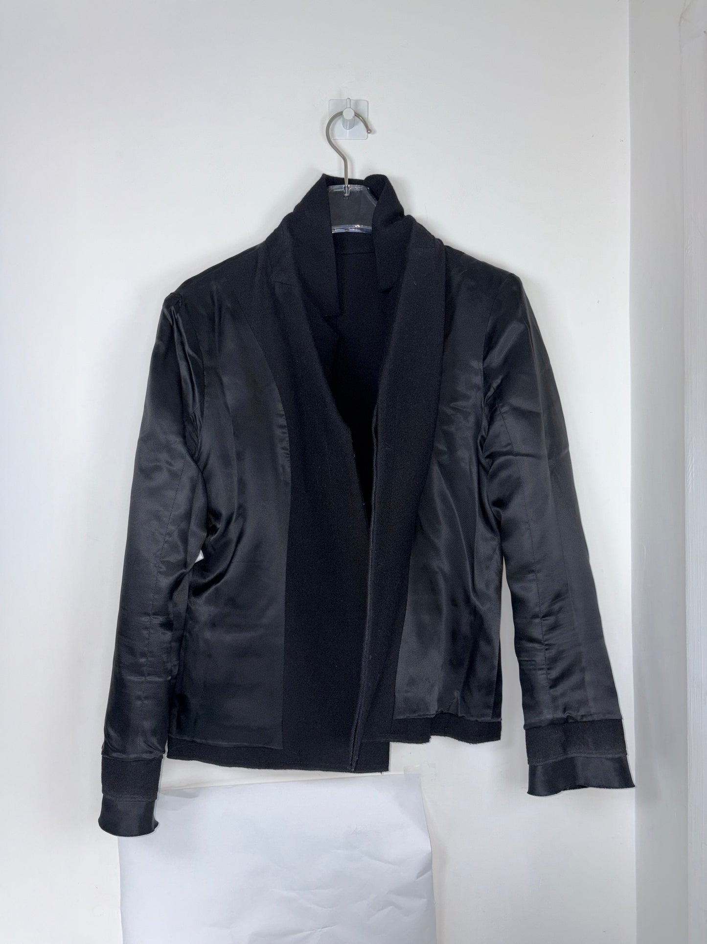 100% Wool Made in France Ruffle Blazer Jacket | Sz IT 40 ~ Small