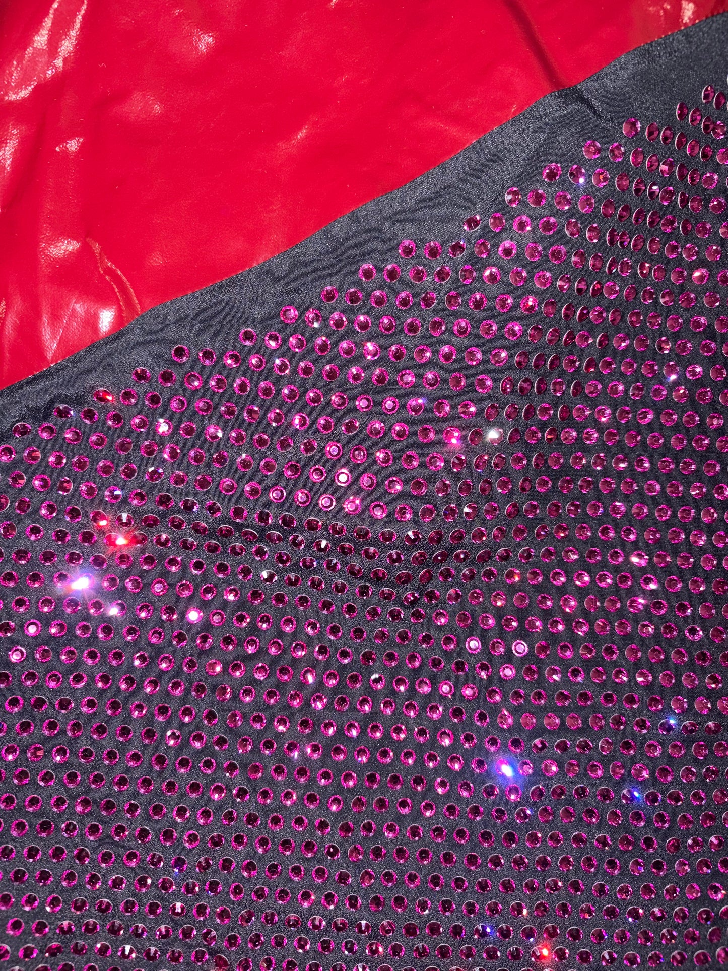 Alessandro Dell'Acqua | Rhinestone Vinyl One Shoulder | Sz IT 40~Small