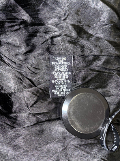 Faux Stripe Fur Coat | Sz Small