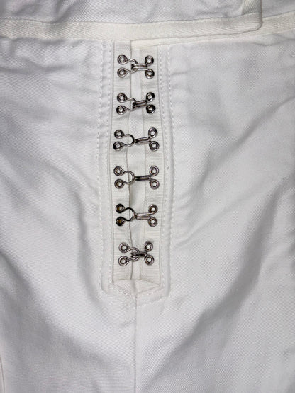 by Marc Jacobs *RUNWAY* SS 2007 White Bermuda Shorts | Sz FR42