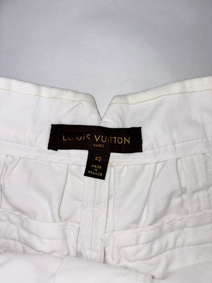 by Marc Jacobs *RUNWAY* SS 2007 White Bermuda Shorts | Sz FR42