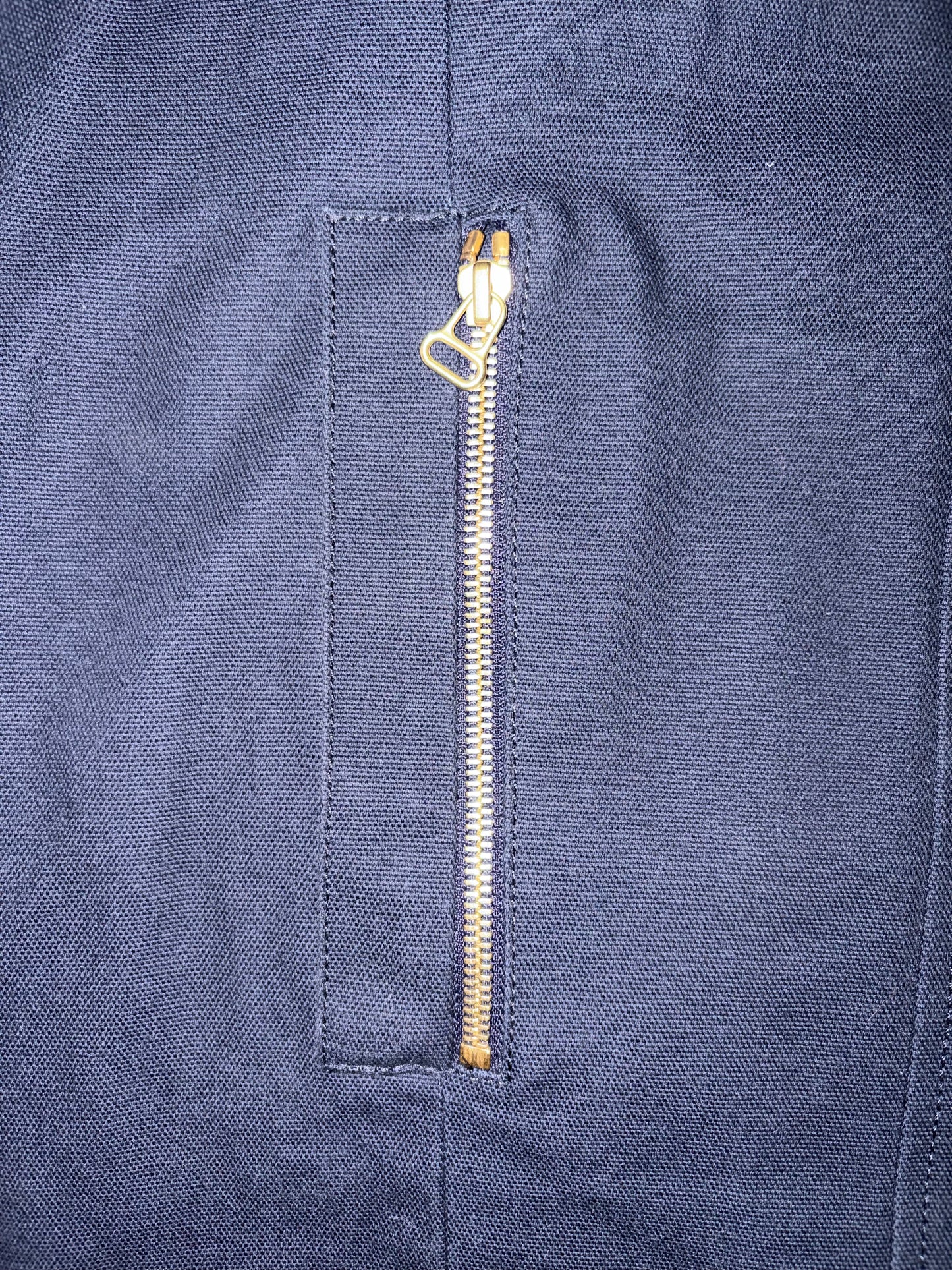 Navy Green Double Breasted 2 Layers Structure Jacket | Sz FR36 ~ Small