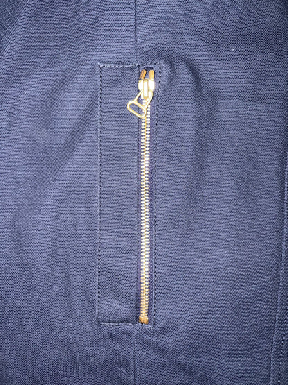 Navy Green Double Breasted 2 Layers Structure Jacket | Sz FR36 ~ Small