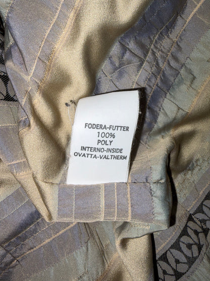 Real Fox Fur Italy Long Coat w/ Pony Leather Pockets & Belt | Sz IT48