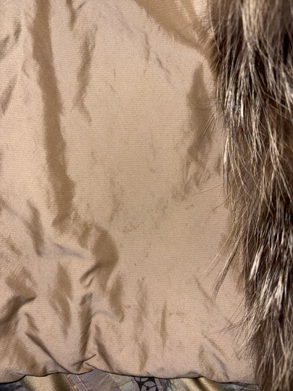 Real Fox Fur Italy Long Coat w/ Pony Leather Pockets & Belt | Sz IT48