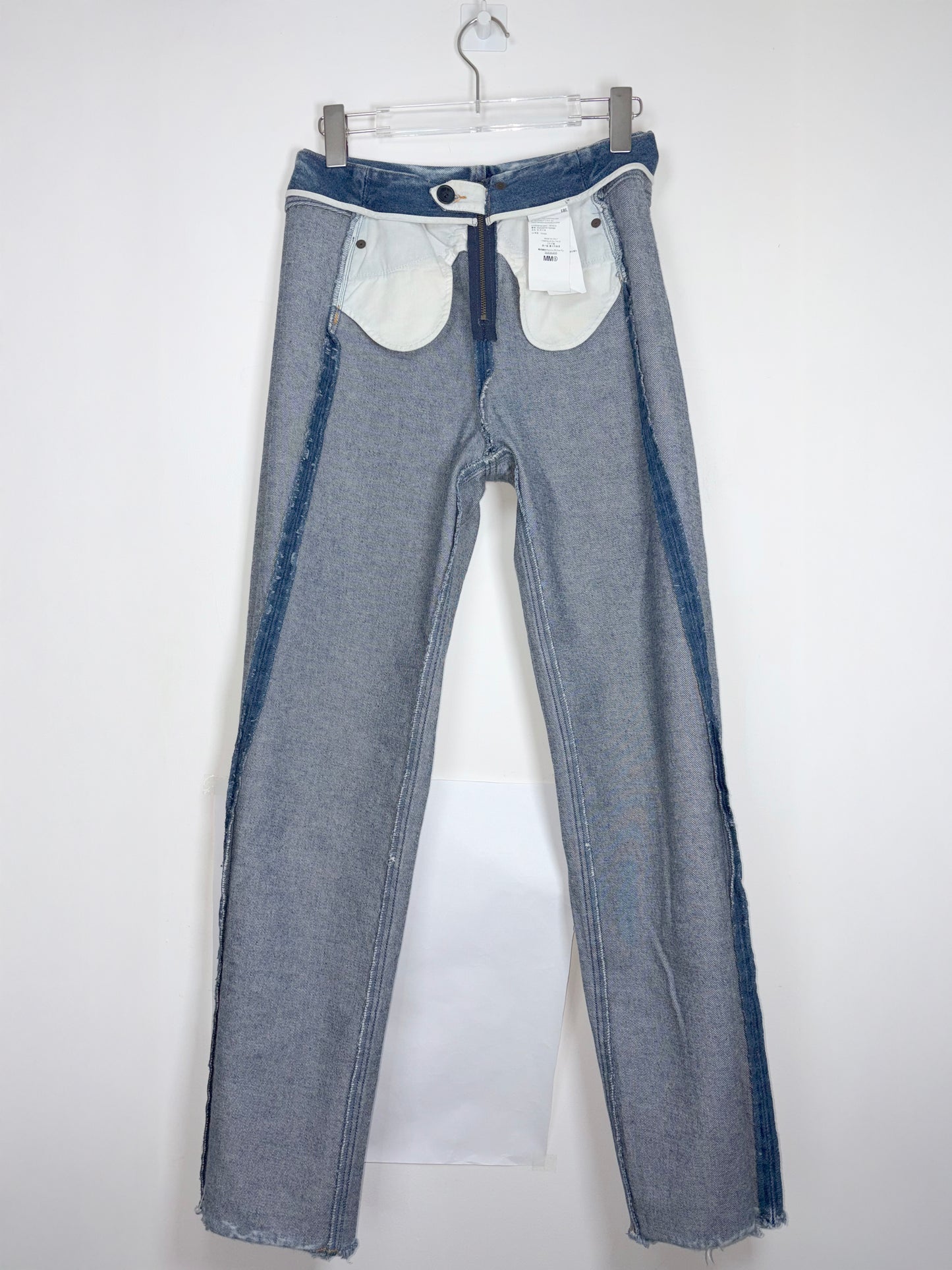 Denim 100% Cotton Straight Jeans Mid Rise | Sz IT38 ~Small