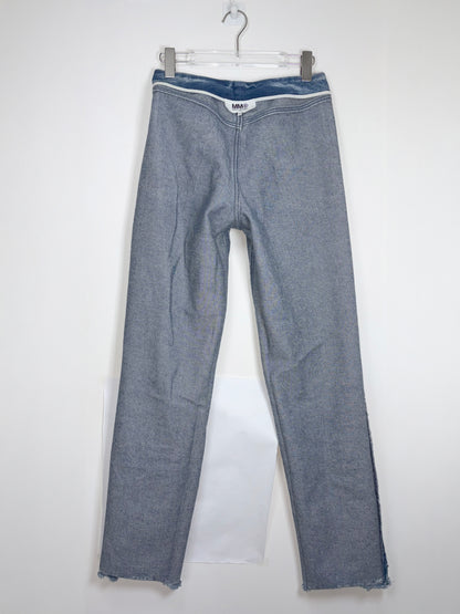 Denim 100% Cotton Straight Jeans Mid Rise | Sz IT38 ~Small