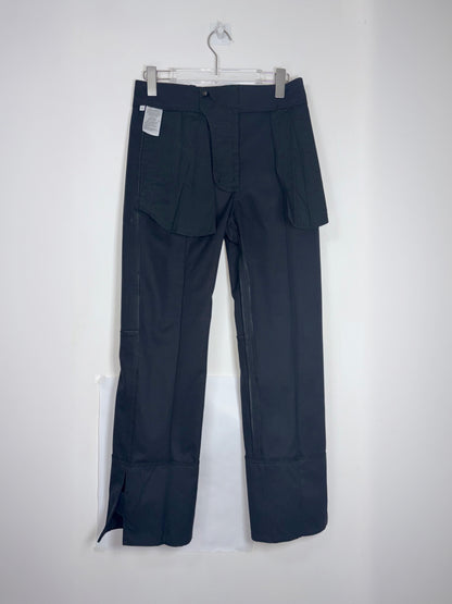 Black Tailor Trouser Pants Button Cuff Detail | Sz IT38 ~ Small