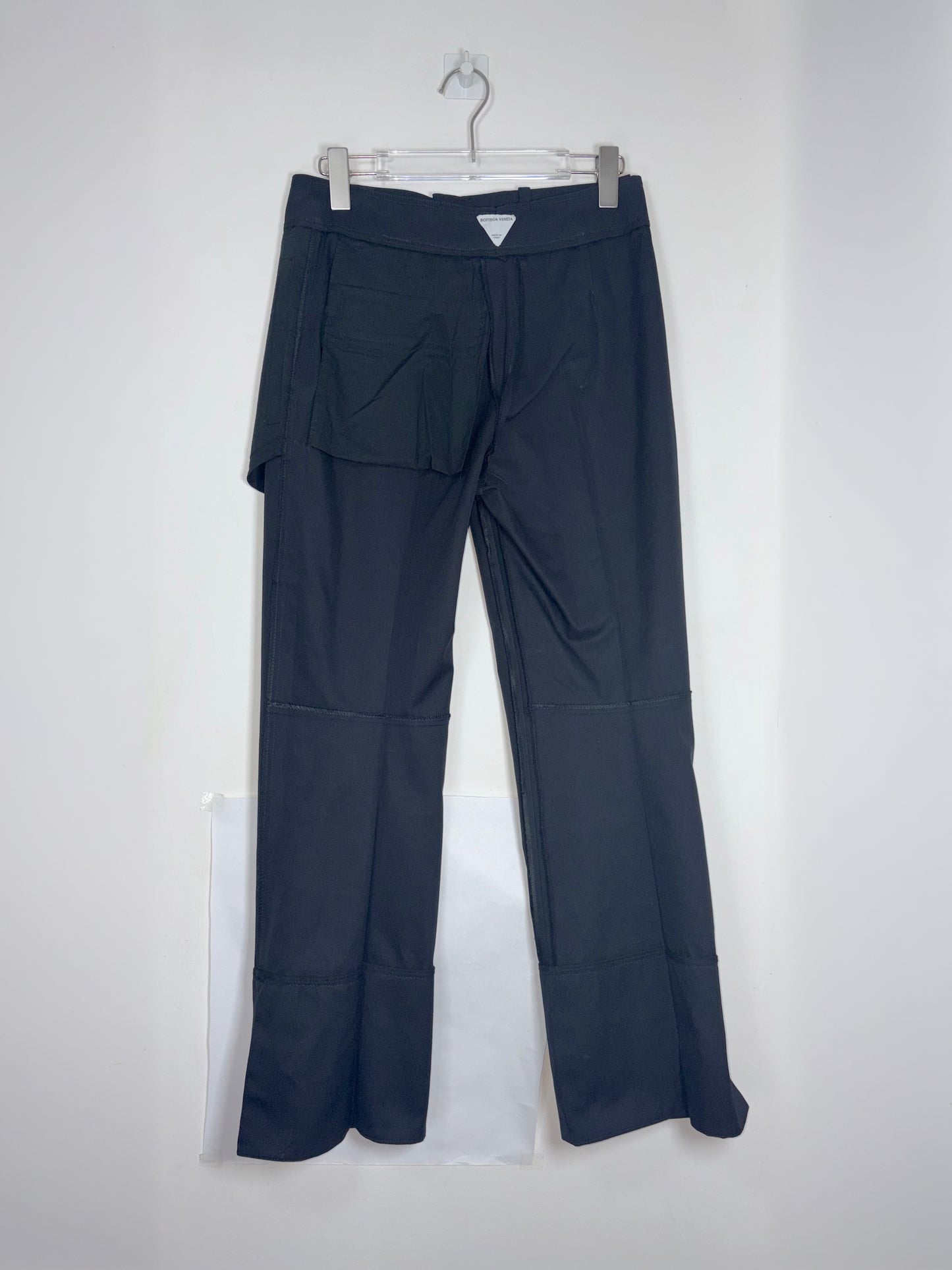 Black Tailor Trouser Pants Button Cuff Detail | Sz IT38 ~ Small