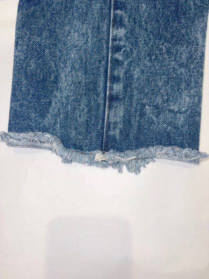 Denim 100% Cotton Straight Jeans Mid Rise | Sz IT38 ~Small