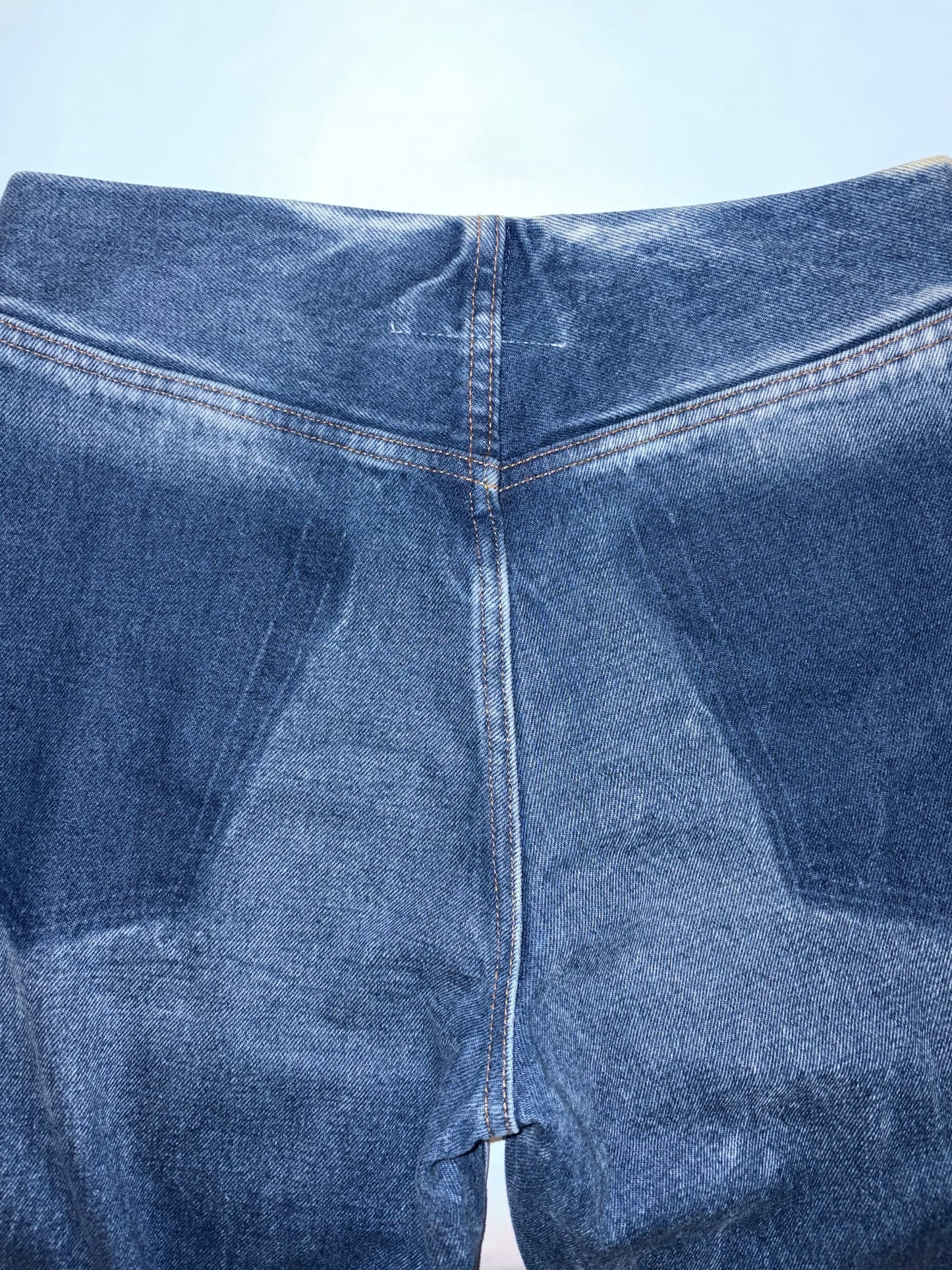 Denim 100% Cotton Straight Jeans Mid Rise | Sz IT38 ~Small