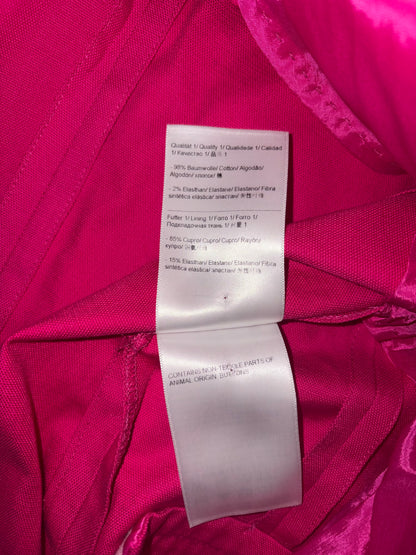 Unique Hot Pink Drawstring Cotton Blazer Jacket | Sz DE 36 ~ Small