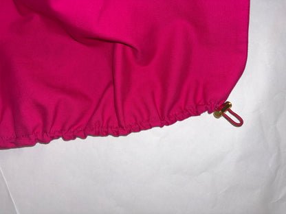 Unique Hot Pink Drawstring Cotton Blazer Jacket | Sz DE 36 ~ Small