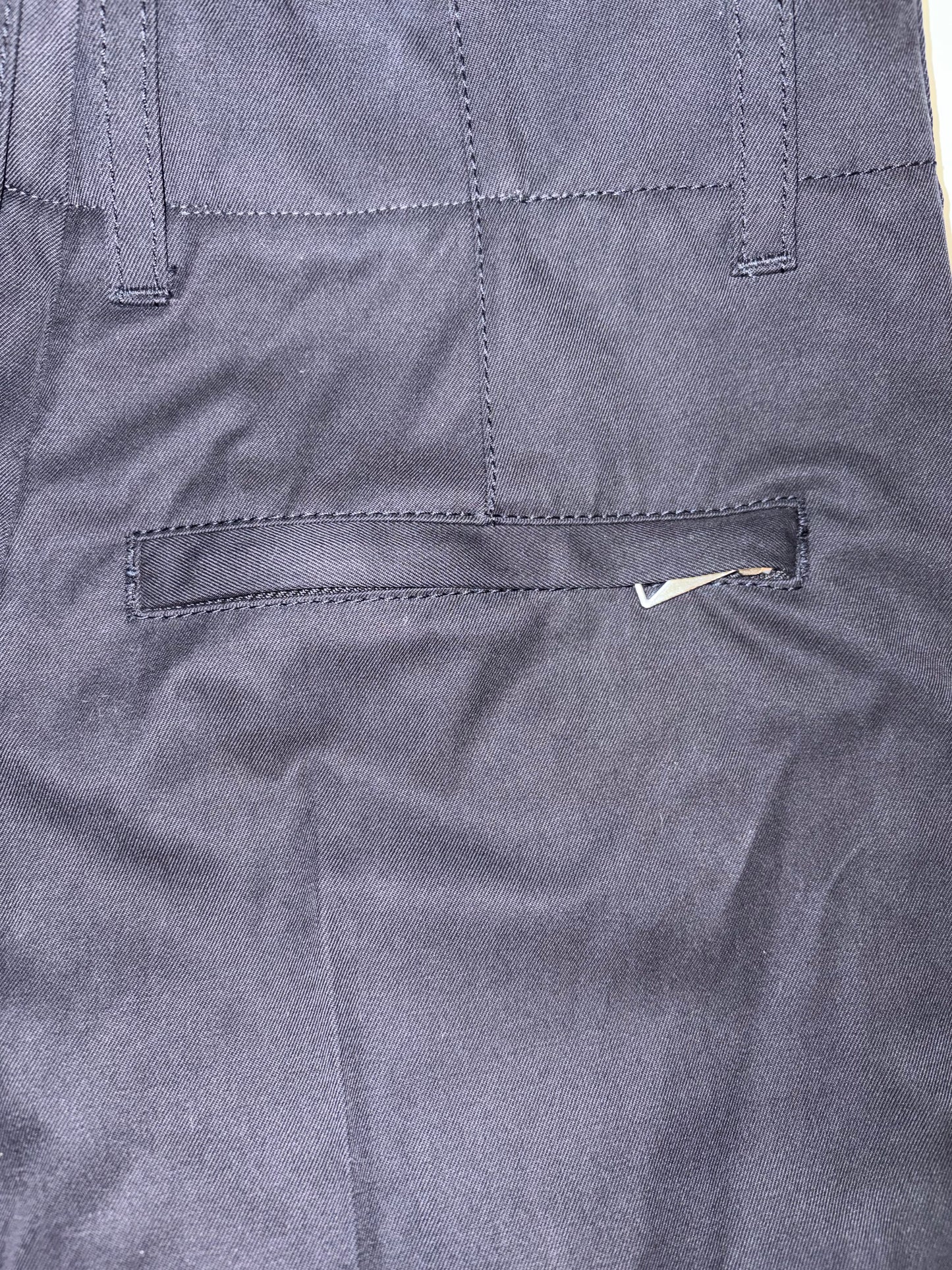 Black Tailor Trouser Pants Button Cuff Detail | Sz IT38 ~ Small