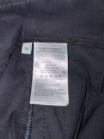 Black Tailor Trouser Pants Button Cuff Detail | Sz IT38 ~ Small