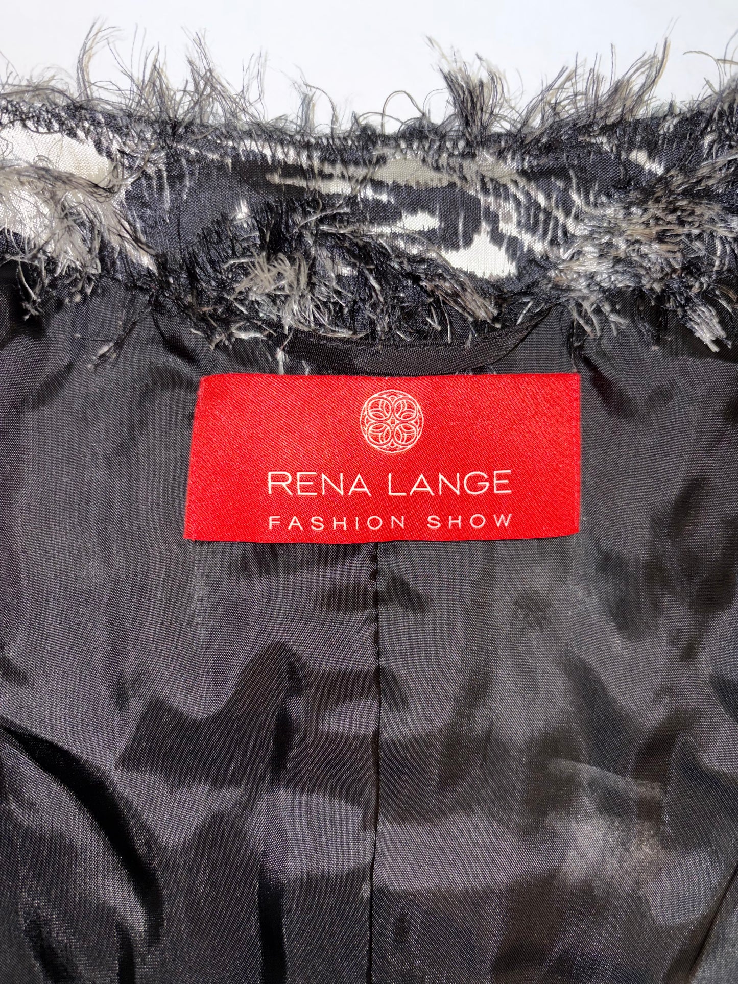 *RUNWAY* 2012 Fall Winter Feather Print Silk Jacket | DE 36 ~ Small