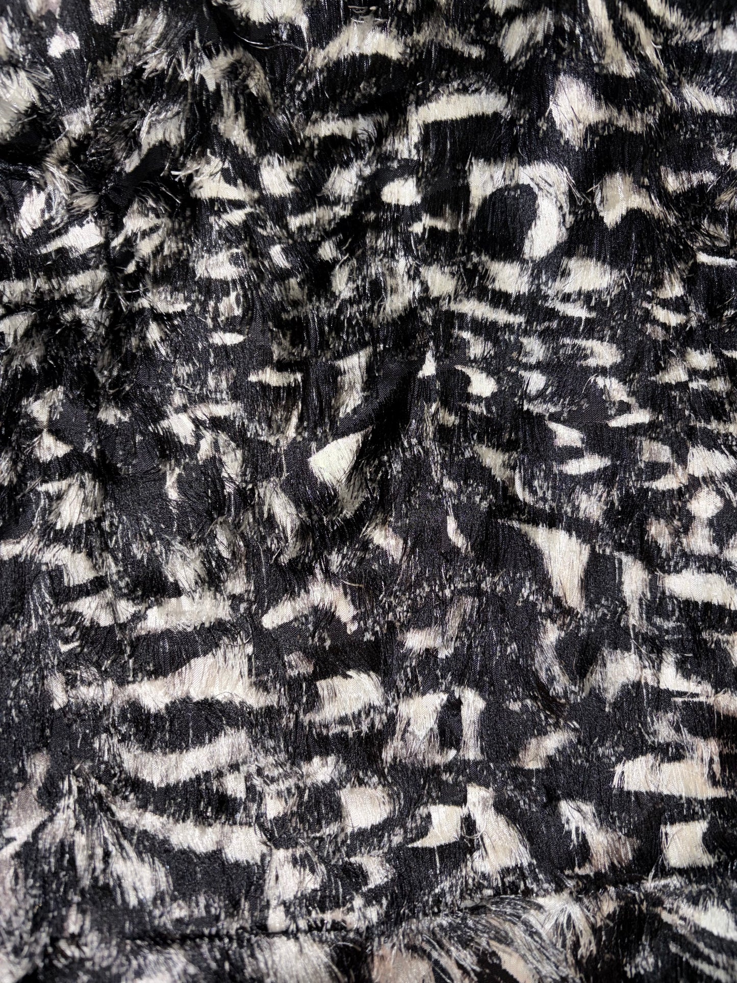 *RUNWAY* 2012 Fall Winter Feather Print Silk Jacket | DE 36 ~ Small