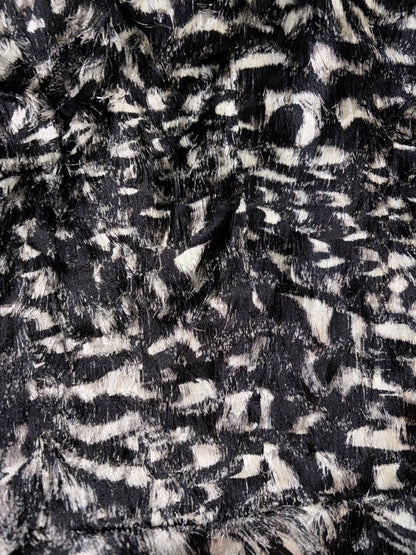 *RUNWAY* 2012 Fall Winter Feather Print Silk Jacket | DE 36 ~ Small