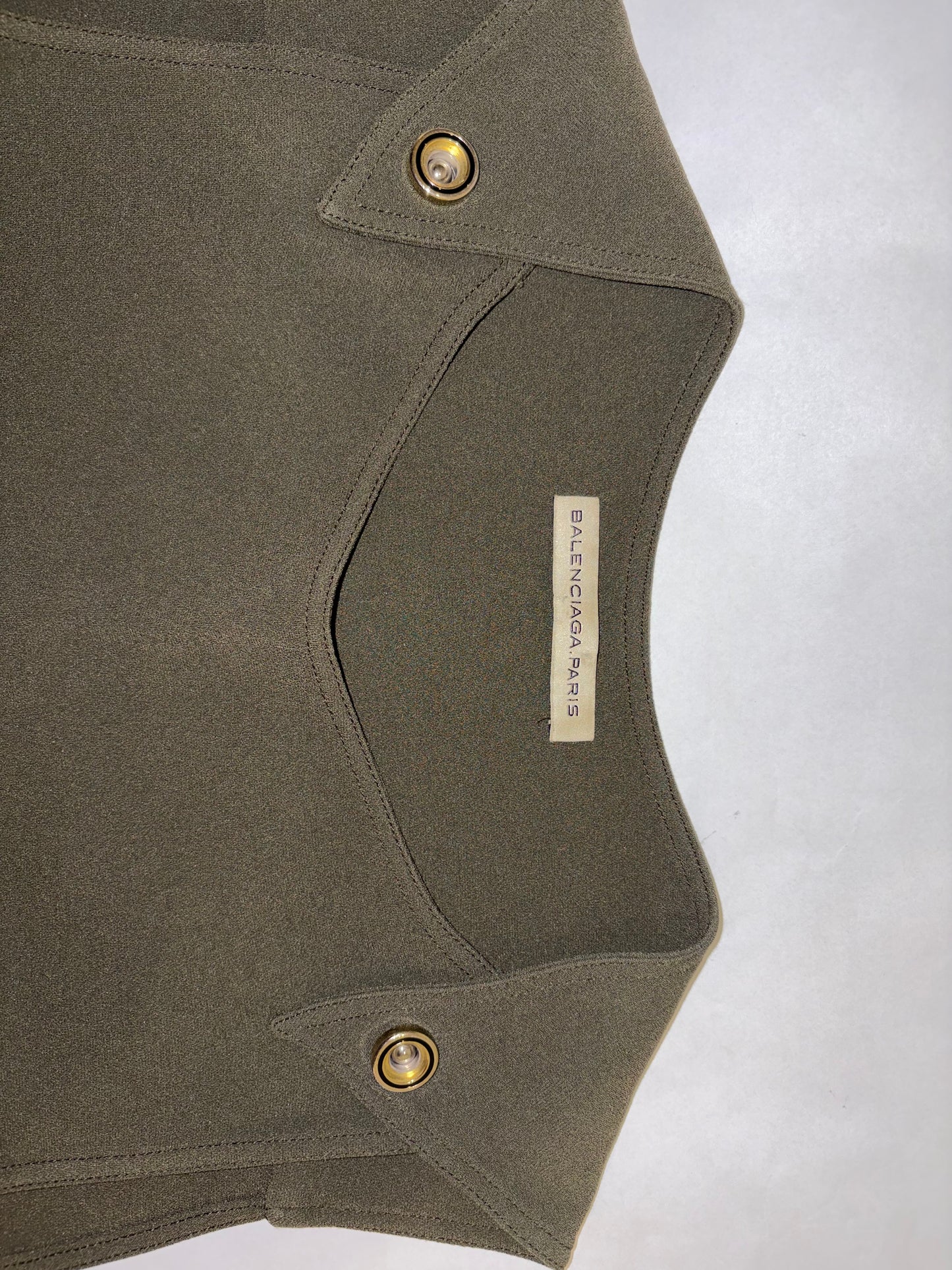 Scoop Neck Green Top | Sz Fr 36 ~ Small