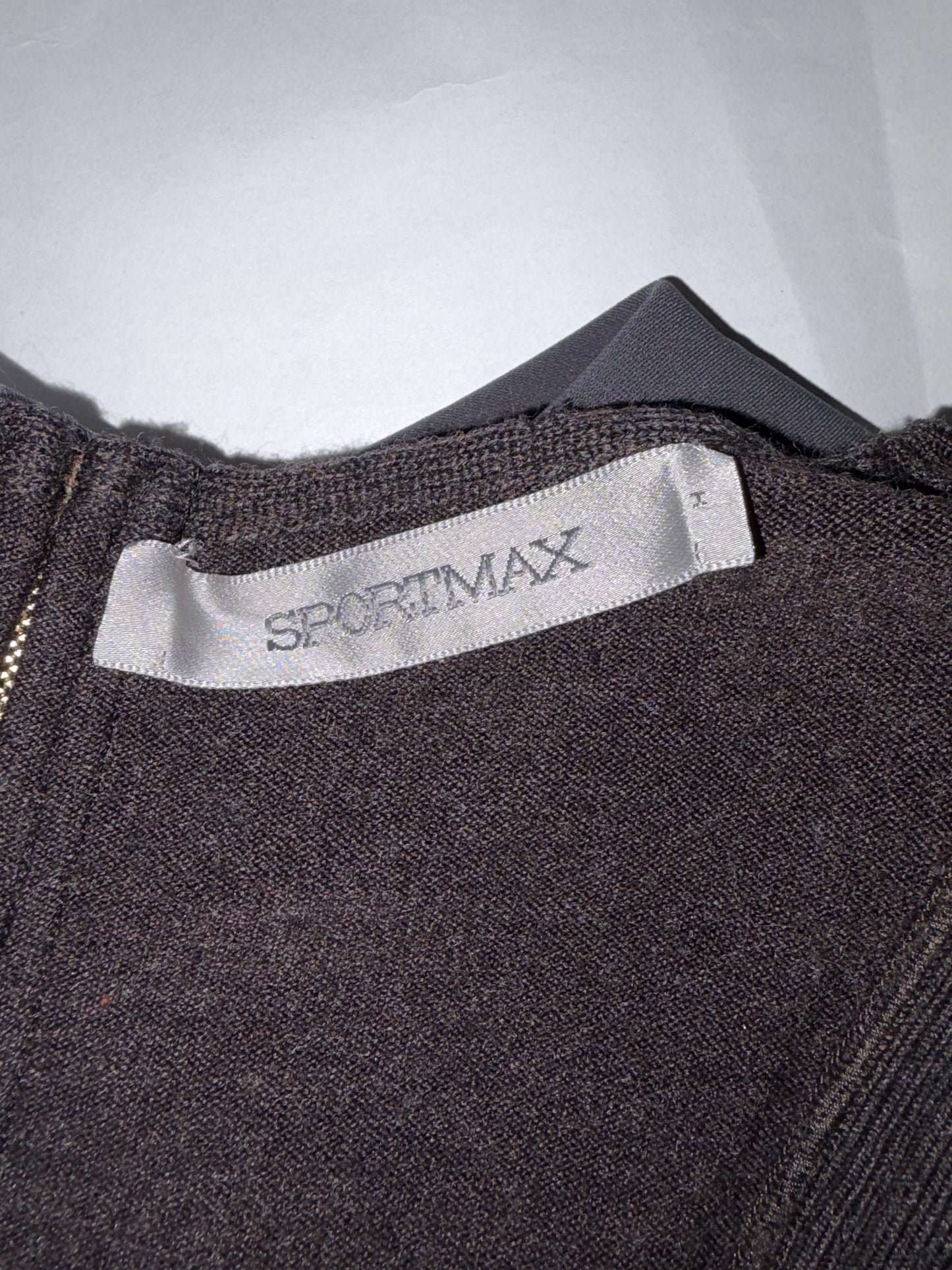 Lamb Leather Detail Pleated Silk Lining Dress | Sz IT 36 ~ Small