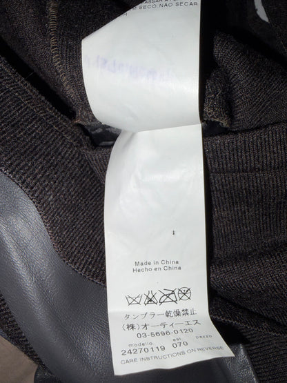 Lamb Leather Detail Pleated Silk Lining Dress | Sz IT 36 ~ Small