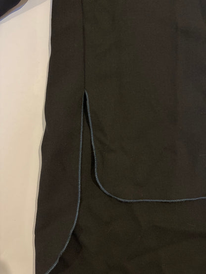 100% Virgin Wool Black V Neck Blouse | Sz FR34 ~ Small
