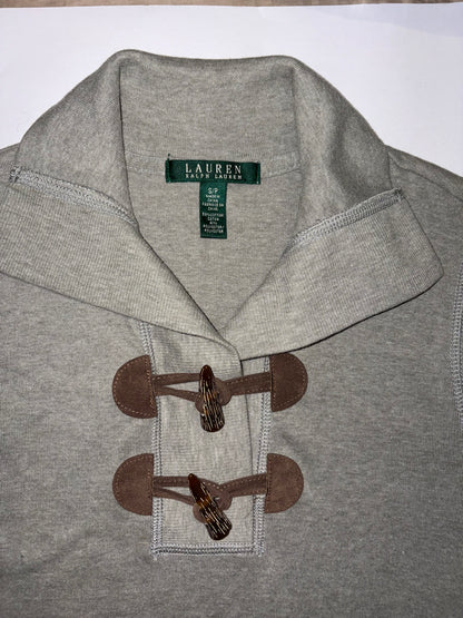 Toggles Button Taupe Knit Heather Grey Dress | Sz Small