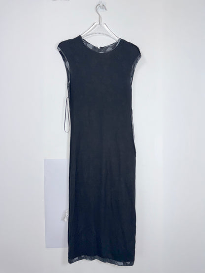 Printed Jersey Draped Waist Detail Sleeveless Dress | Sz2~XS
