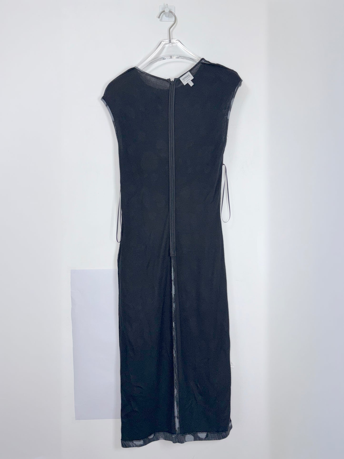 Printed Jersey Draped Waist Detail Sleeveless Dress | Sz2~XS