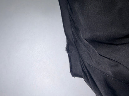 V-Neck Knee Length Sleeveless Black Dress | FR40 ~ Medium