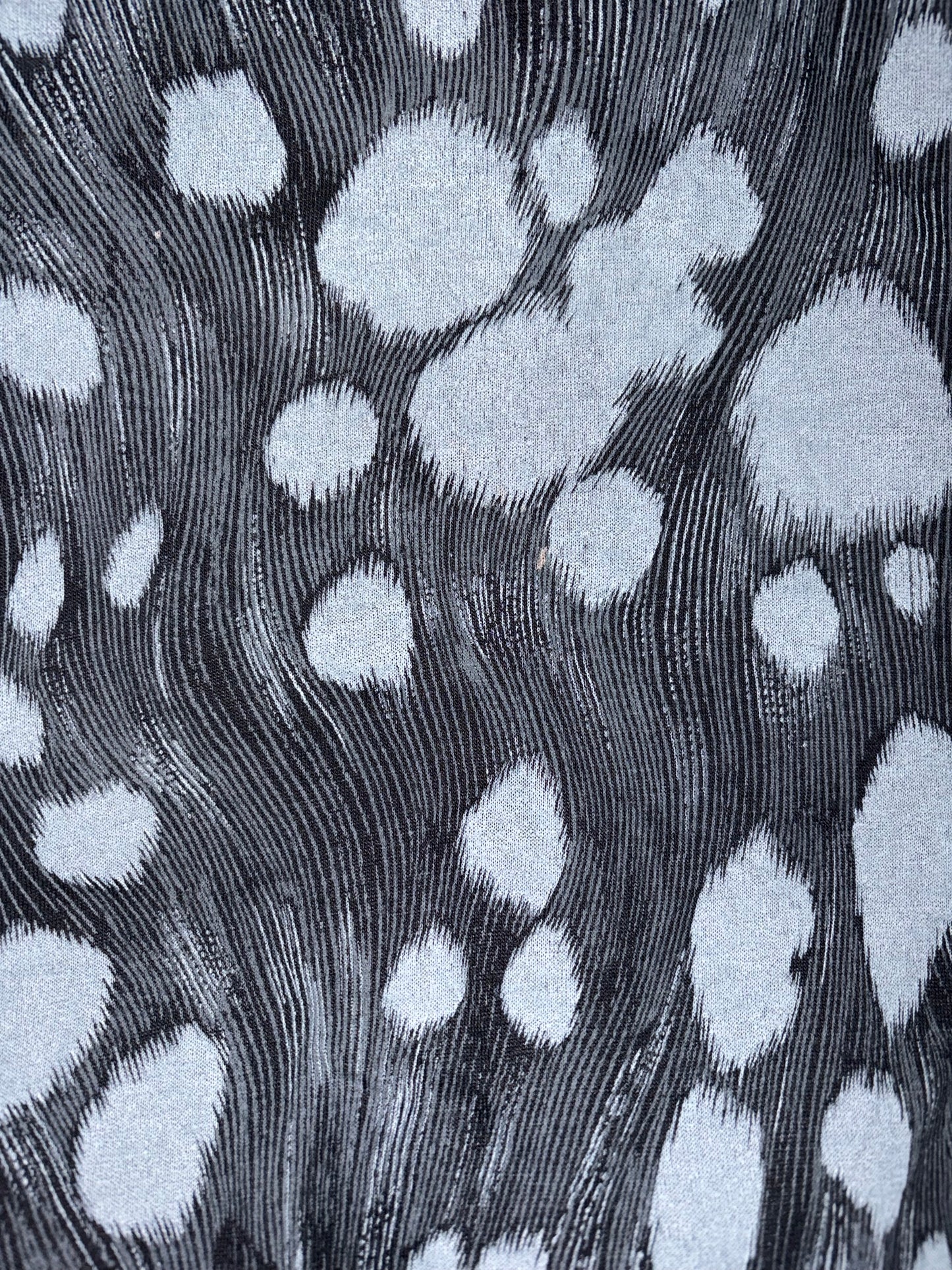 Printed Jersey Draped Waist Detail Sleeveless Dress | Sz2~XS