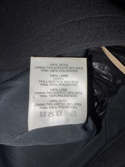 *Runway* 2014 FW 100% Wool Bubble Ruffle Nylon Trim | Sz UK8