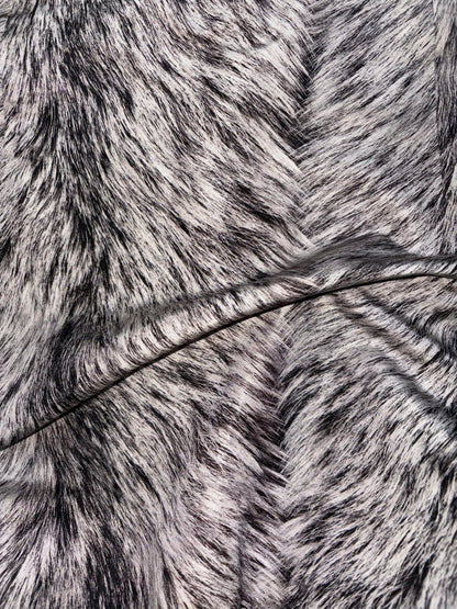 100% Silk Animal Fur Print Sheath Dress | Sz US6 ~ Medium