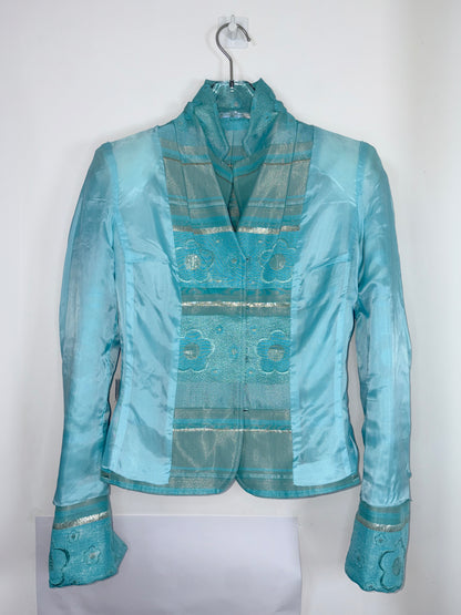 Vintage Floral Jacquard Blazer | Sz DE36 ~ Medium