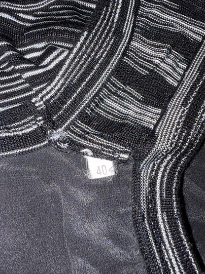 Black & White Striped Scoop Neck Tank Top | IT 40 ~ Small