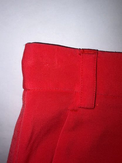 Peach Pink Orange Wide Legs Trousers Made in New York | Sz XS