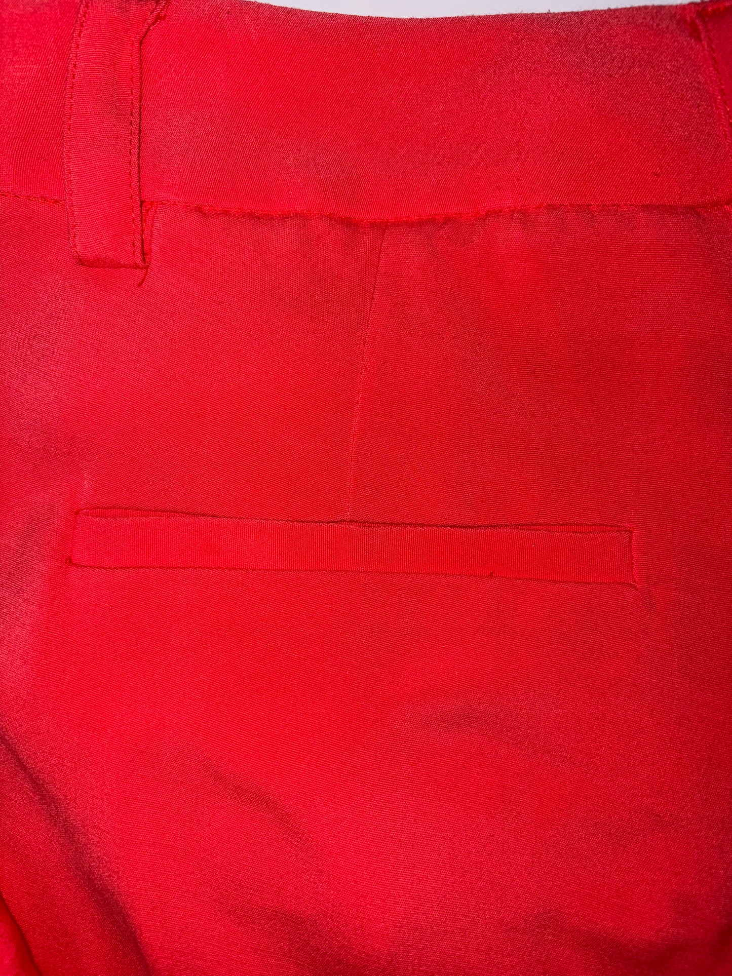 Peach Pink Orange Wide Legs Trousers Made in New York | Sz XS