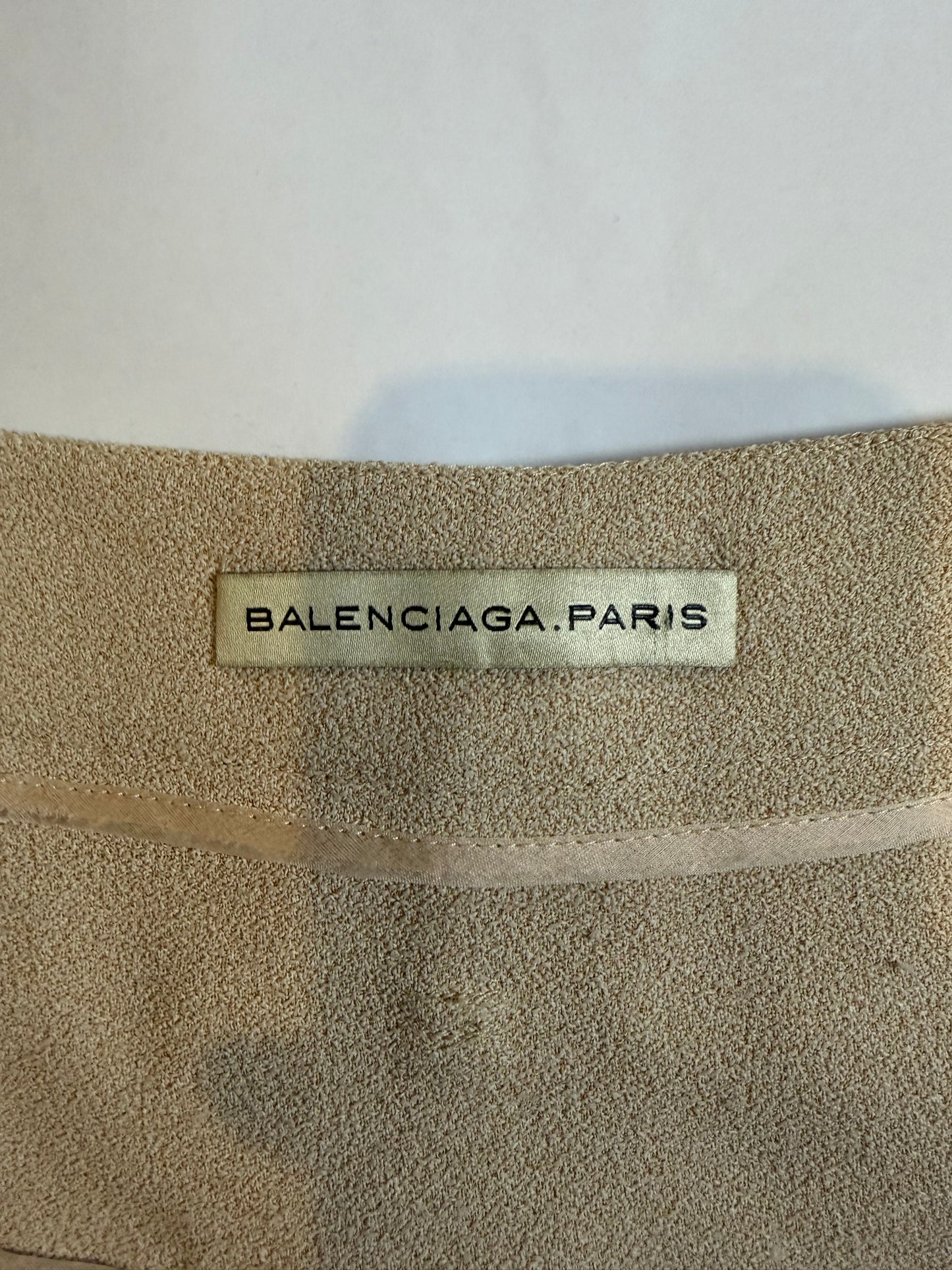 by Nicolas Ghesquiere | Pre-Fall 2009 Vintage Beige Skirt | Sz FR36