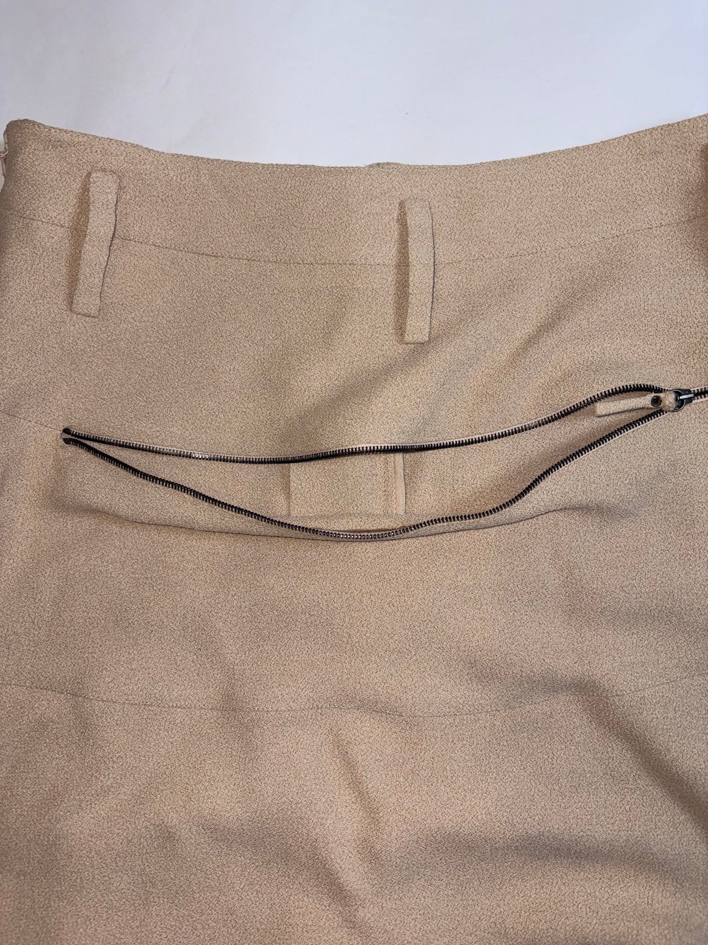 by Nicolas Ghesquiere | Pre-Fall 2009 Vintage Beige Skirt | Sz FR36